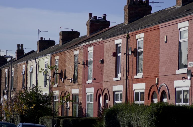 Rows of Manchester houses