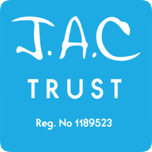J.A.C Trust logo (blue background with white writing)